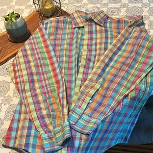 Polo by Ralph Lauren Men's Plaid Button-Down Shirt - Multicolor